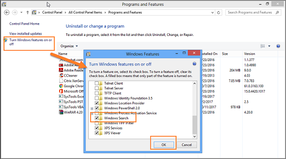 uninstall outlook and reinstall